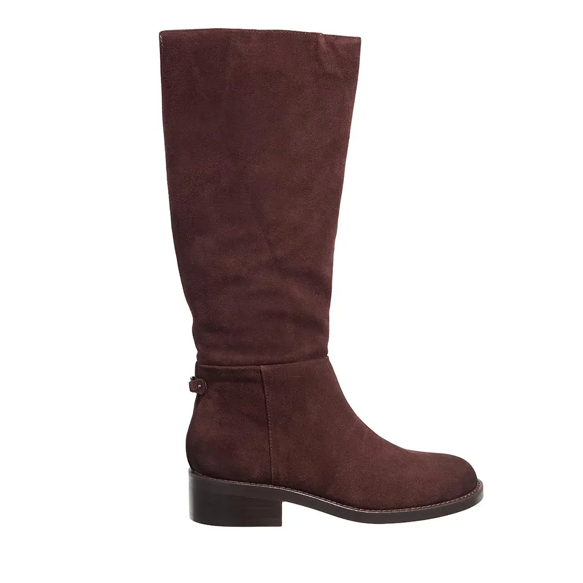 Braune Wildleder Kniehohe Stiefel