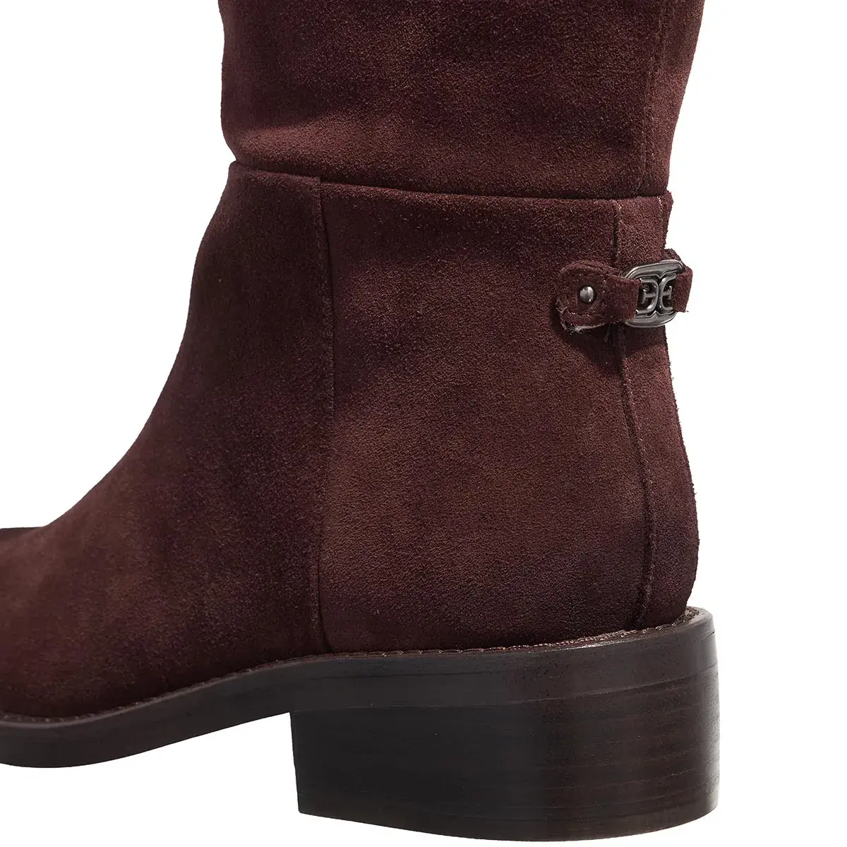 Braune Wildleder Kniehohe Stiefel