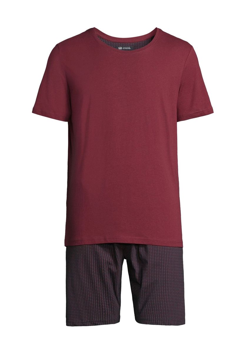 Herren Schlafanzug Kurzarm Set