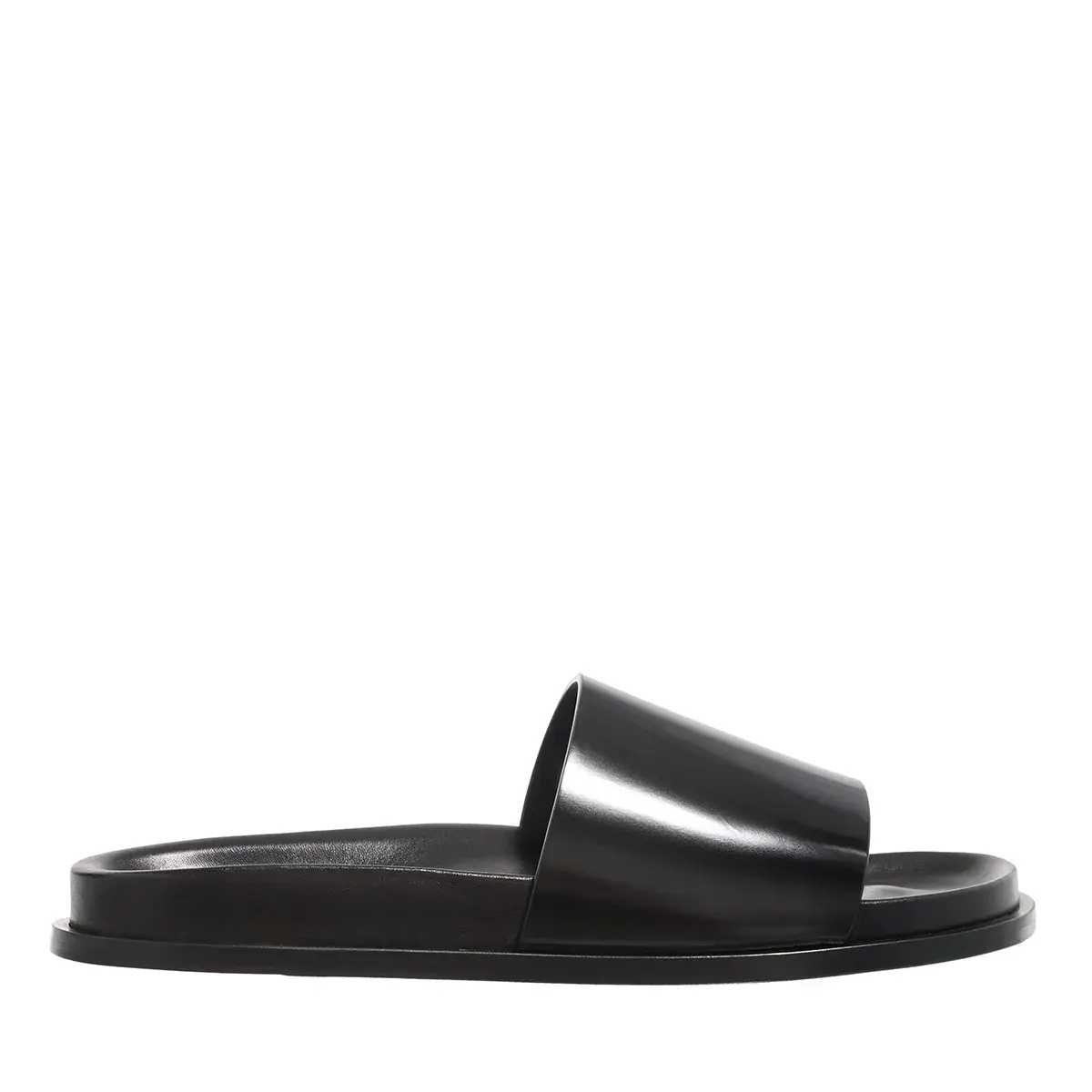 Elegante, minimalistische Leder-Pantoletten