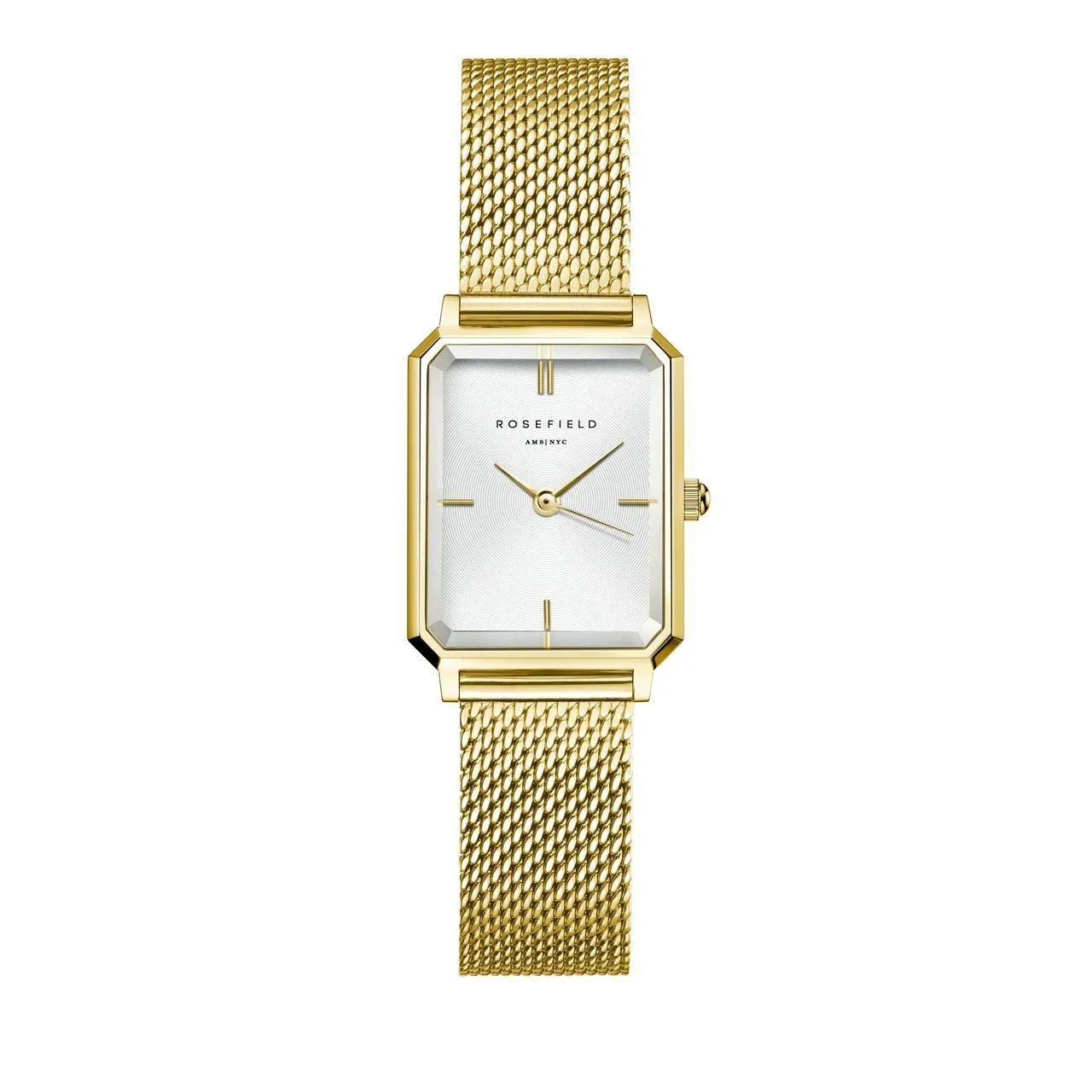 Octagon XS Gold Mesh Uhr