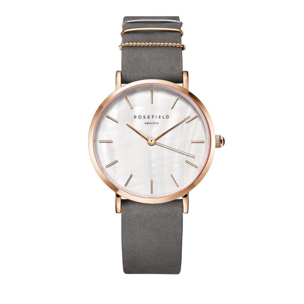 Minimalistische Roségold-Damenuhr
