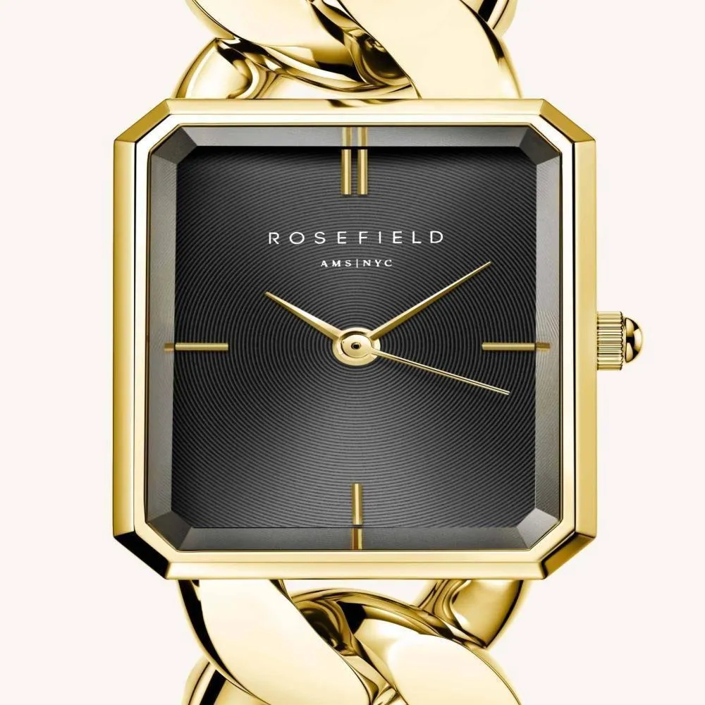 Octagon XS Gold Kettenuhr