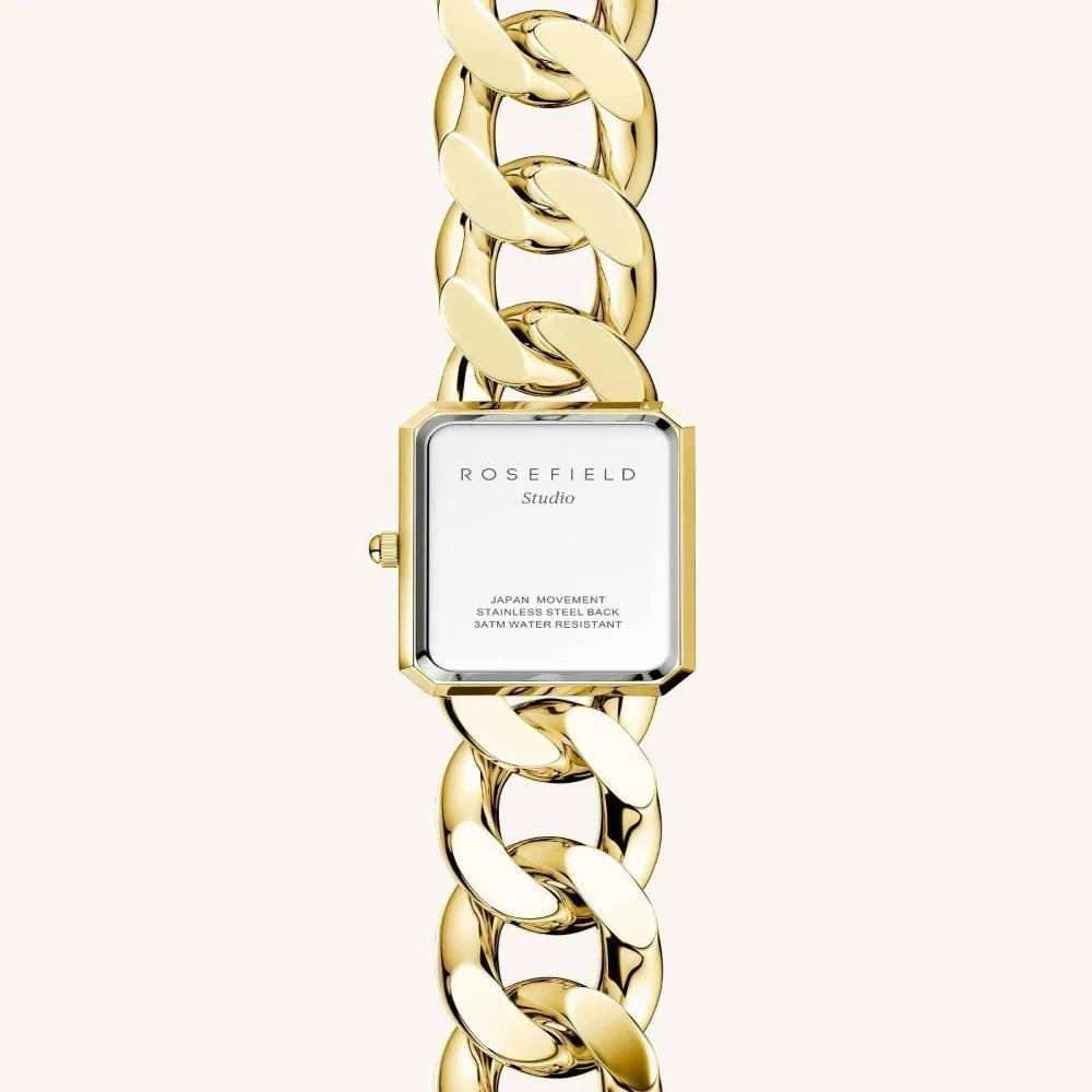 Octagon XS Gold Kettenuhr