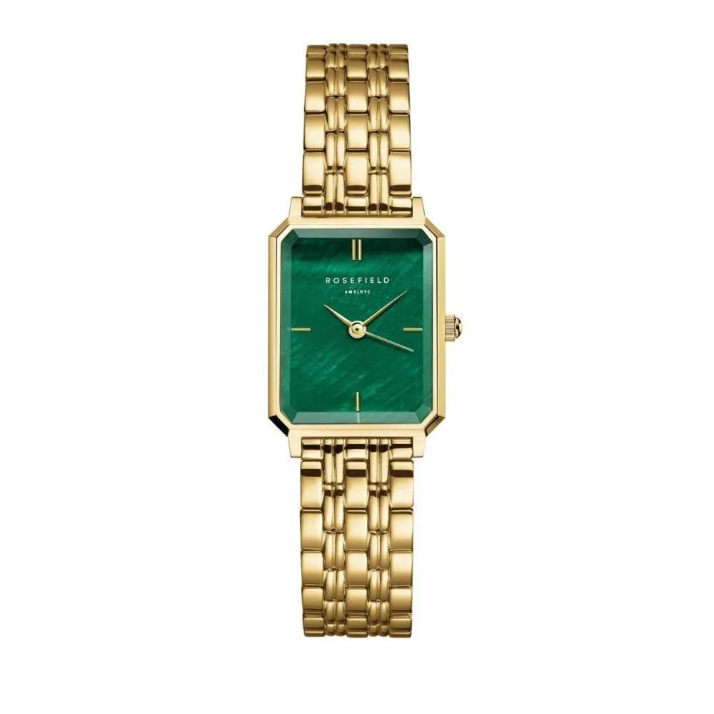 Smaragdgrüne Octagon XS Gold Uhr