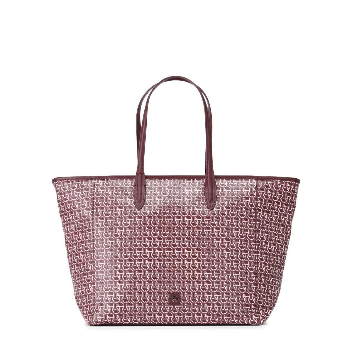 Handtasche mit Monogramm-Muster