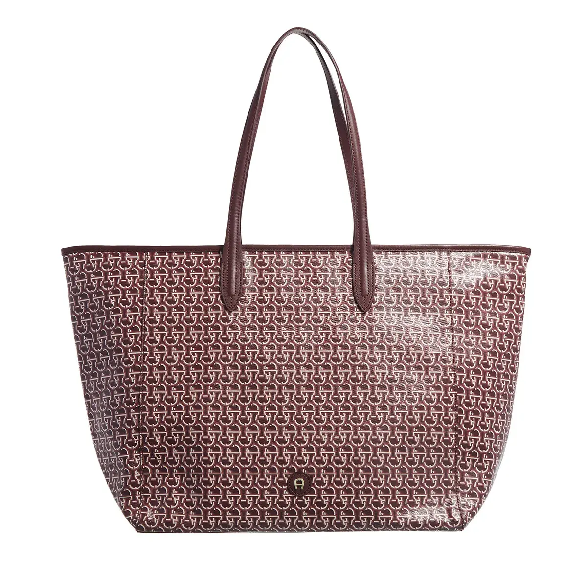 Handtasche mit Monogramm-Muster