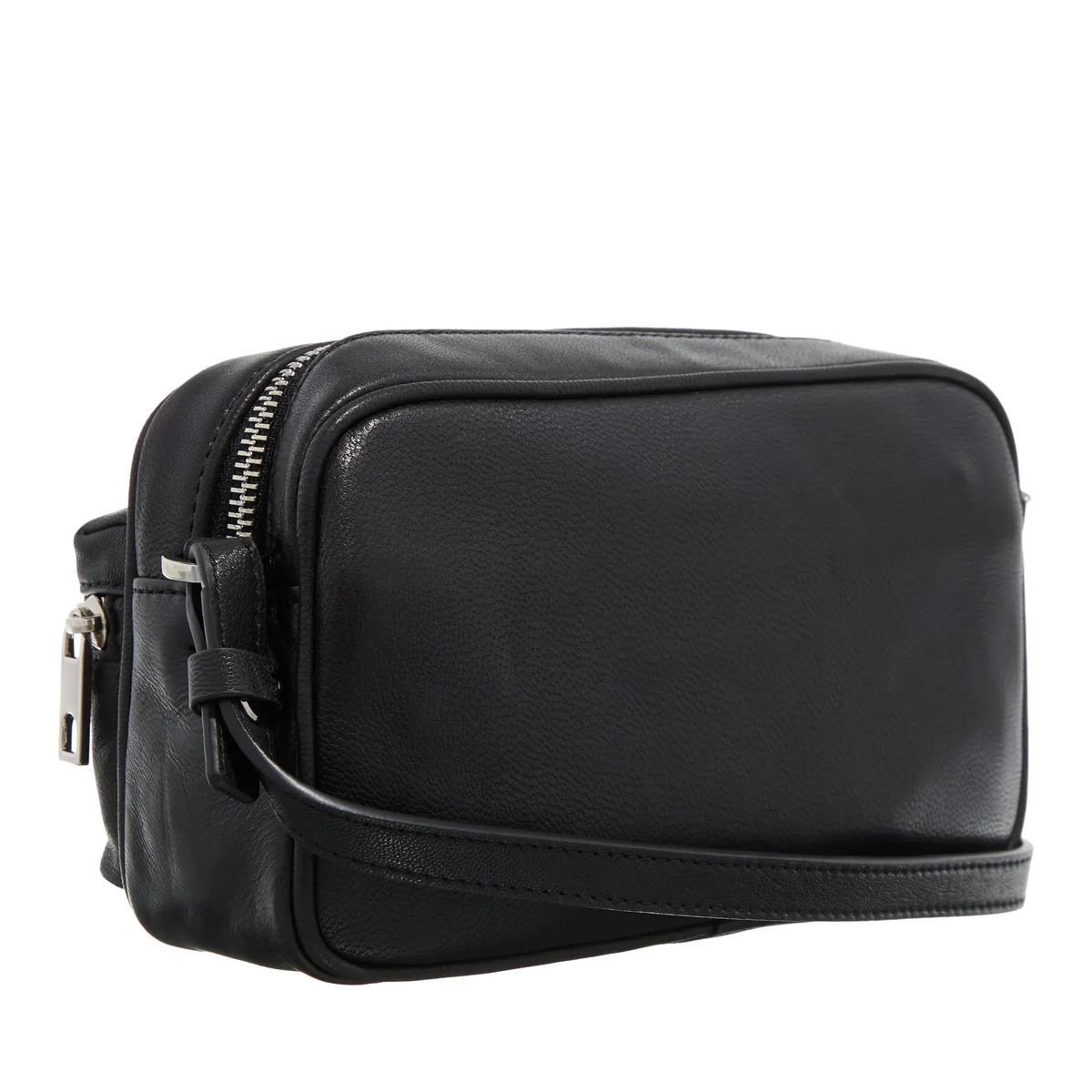 Klassische Leder Kameratasche mit Taschen