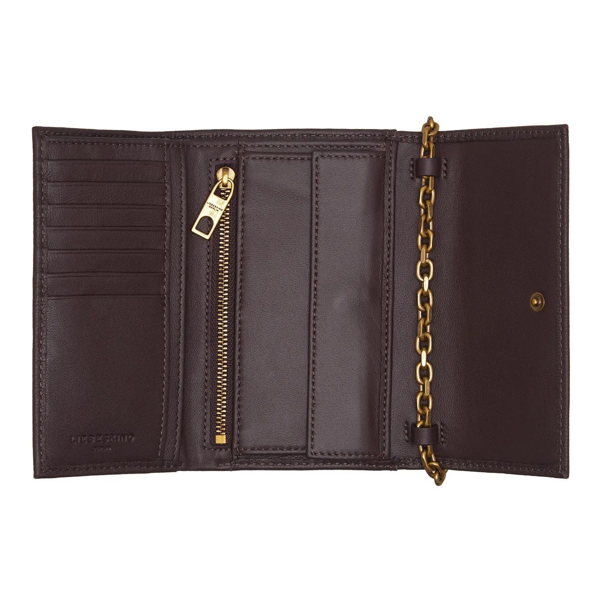 Elegantes Portemonnaie mit Lederkette