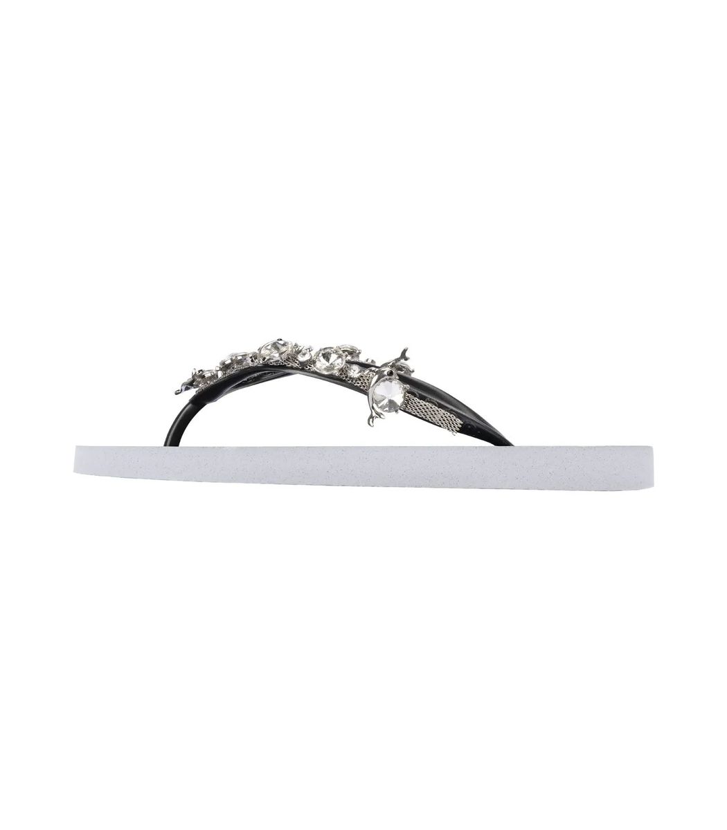 Kristallverzierte Zehentrenner Flip-Flops