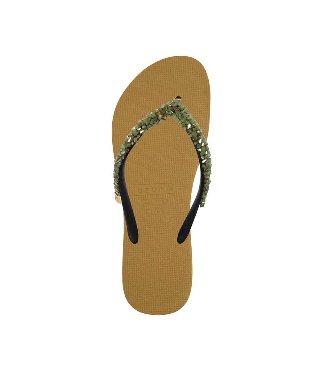 Klassische Flip-Flops mit Perlen