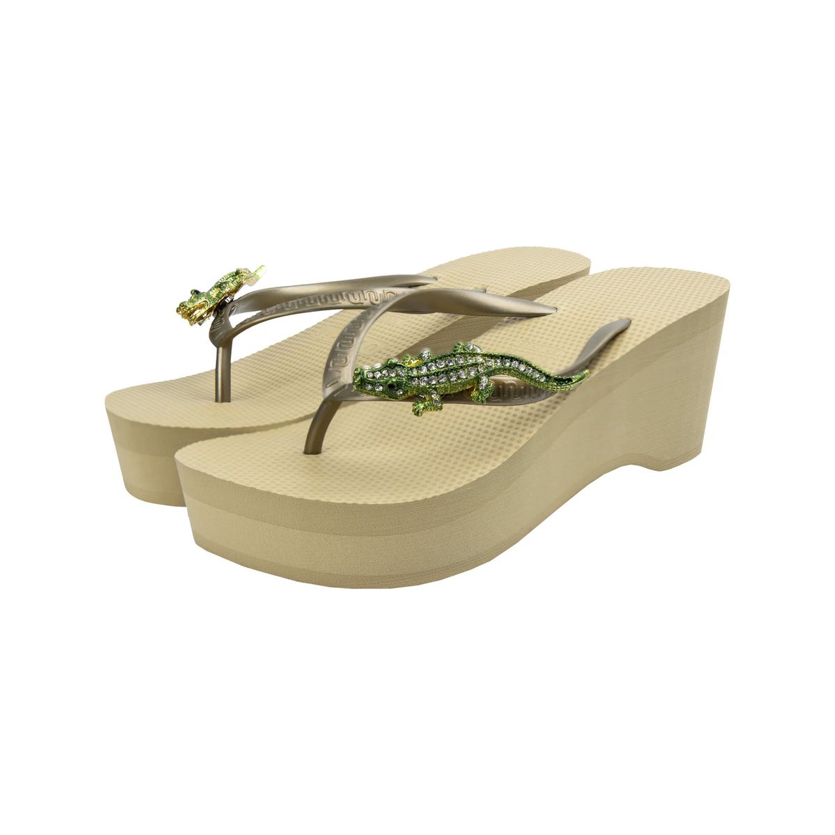 Zehentrenner mit Lizard High Heel