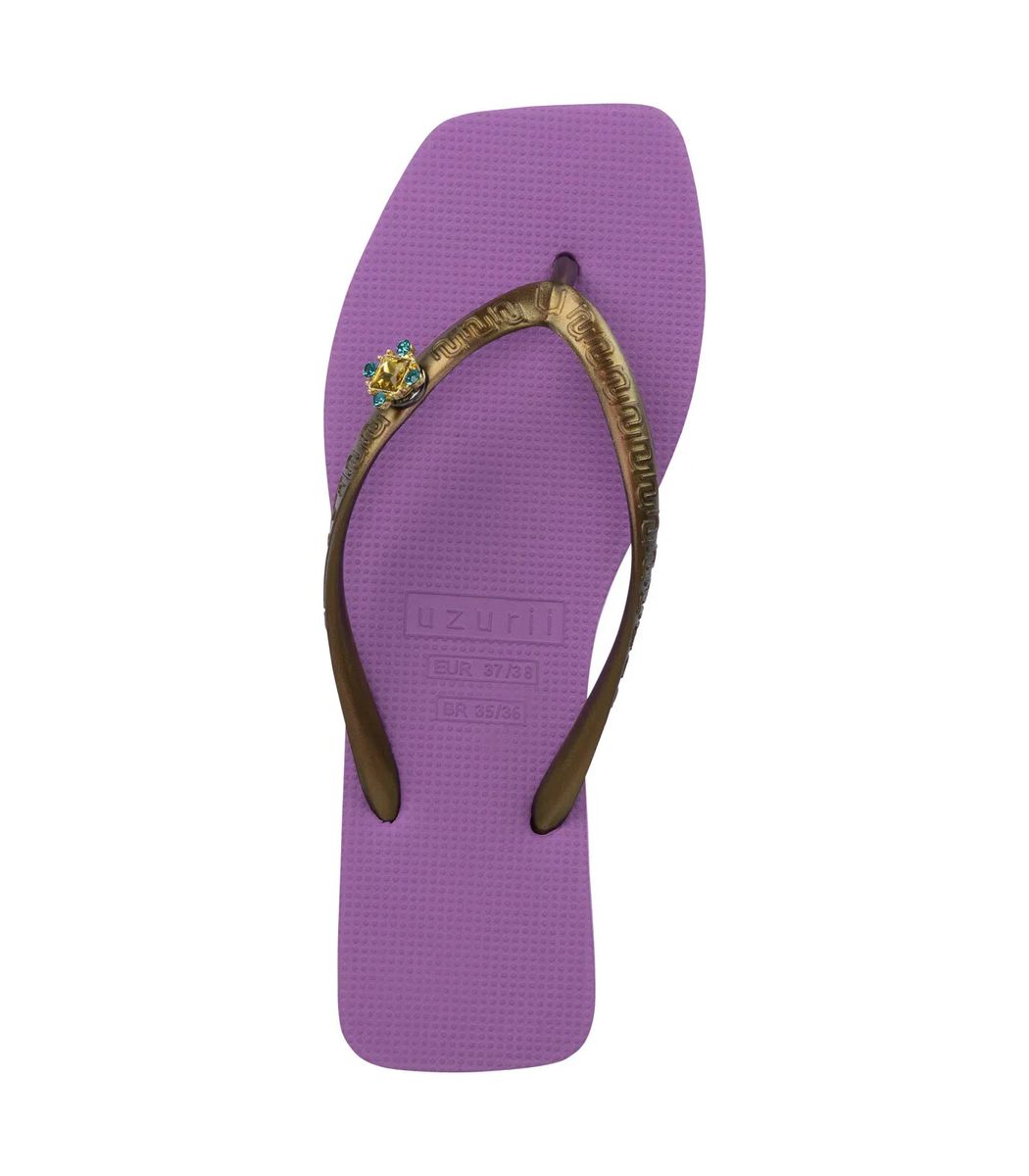 Verzierte Zehentrenner-Sandalen
