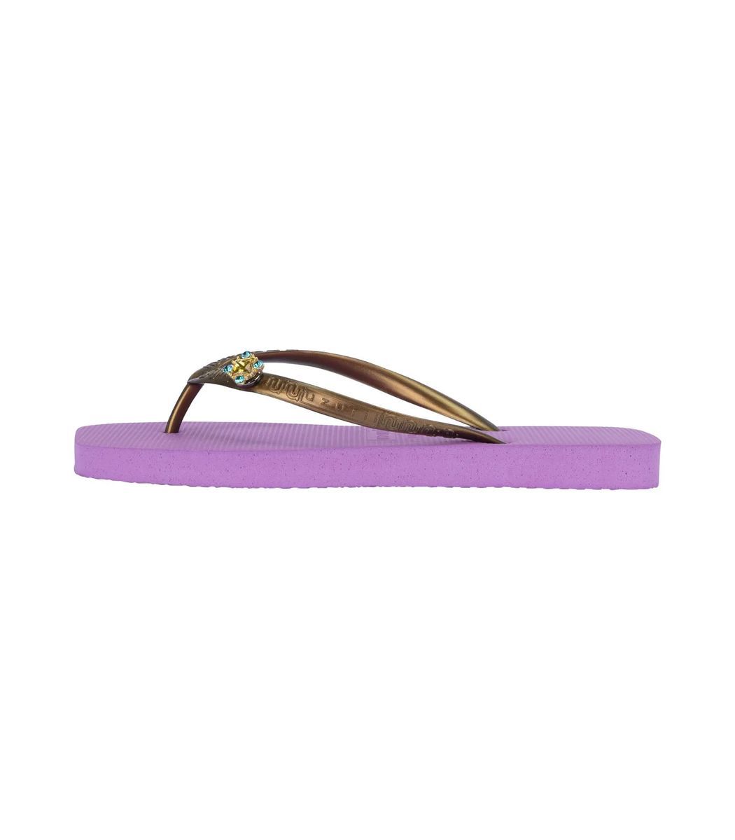 Verzierte Zehentrenner-Sandalen