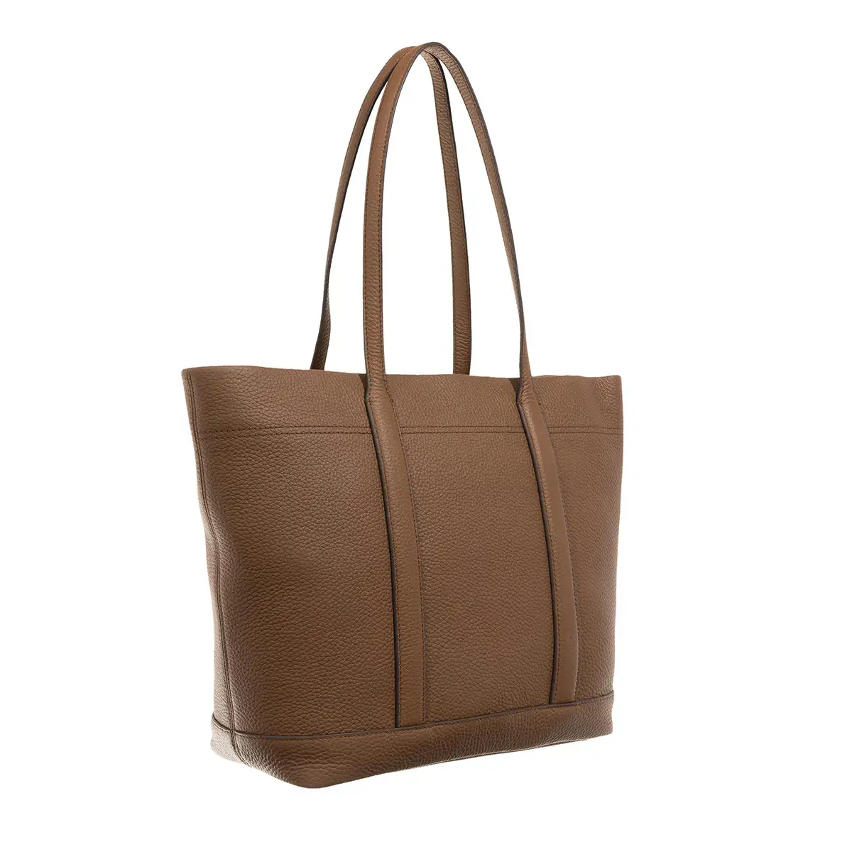 Strukturierte Shopper Tote Bag aus Leder