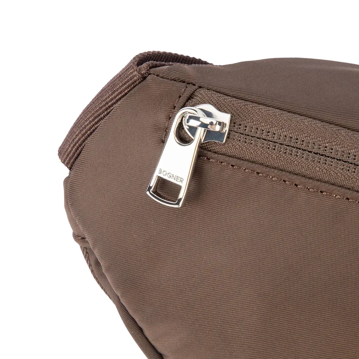 Braune Gürteltasche mit Logo für Damen