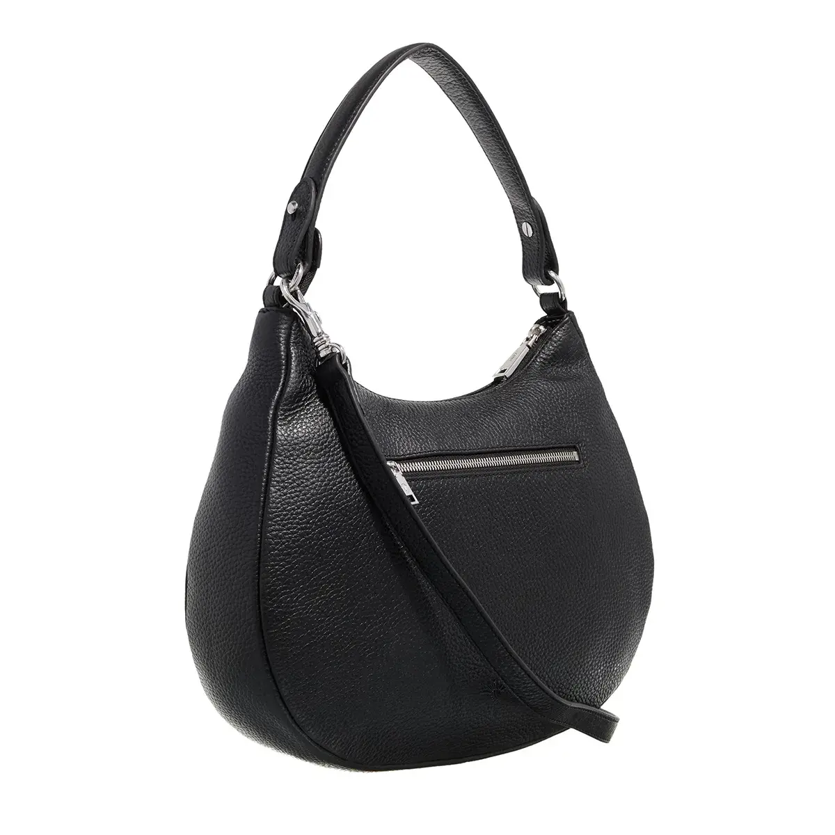 Klassische Leder Hobo Schultertasche