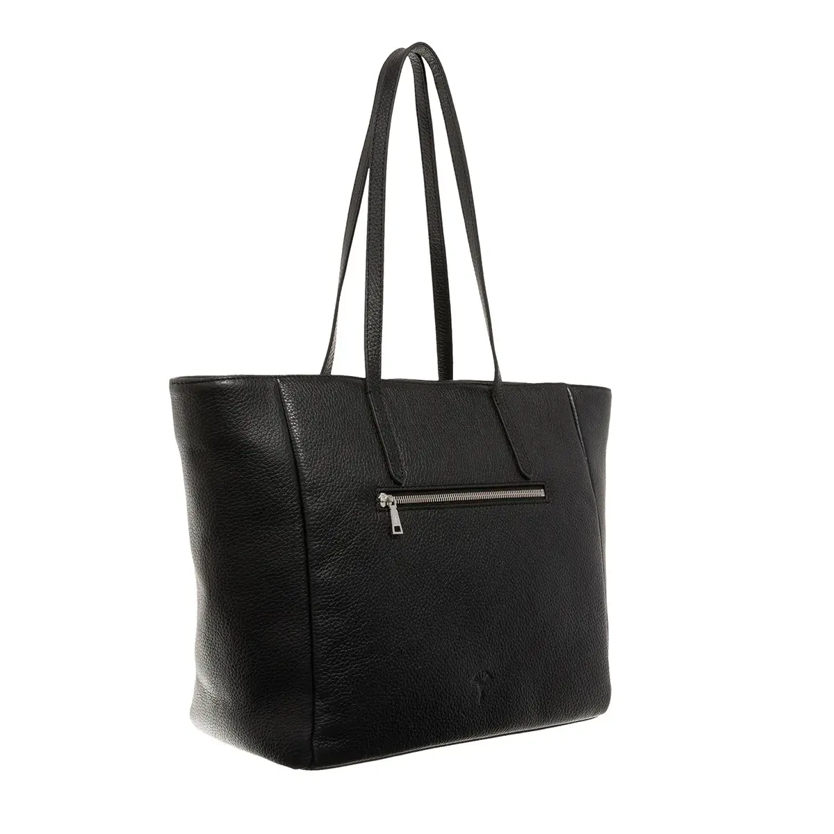 Klassische Schultertasche aus Leder
