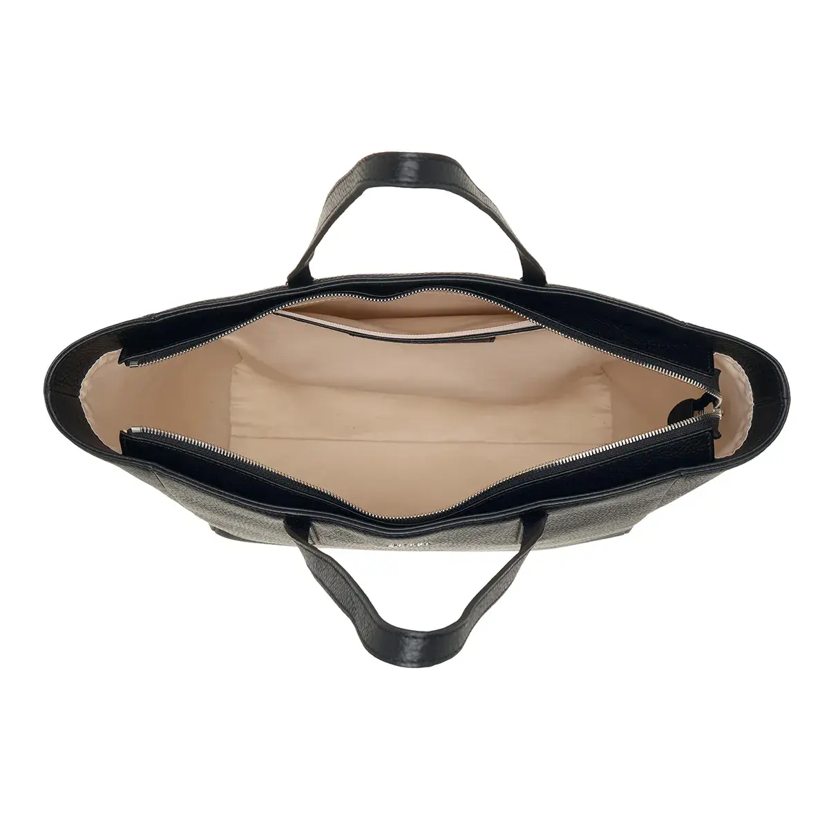 Klassische Schultertasche aus Leder