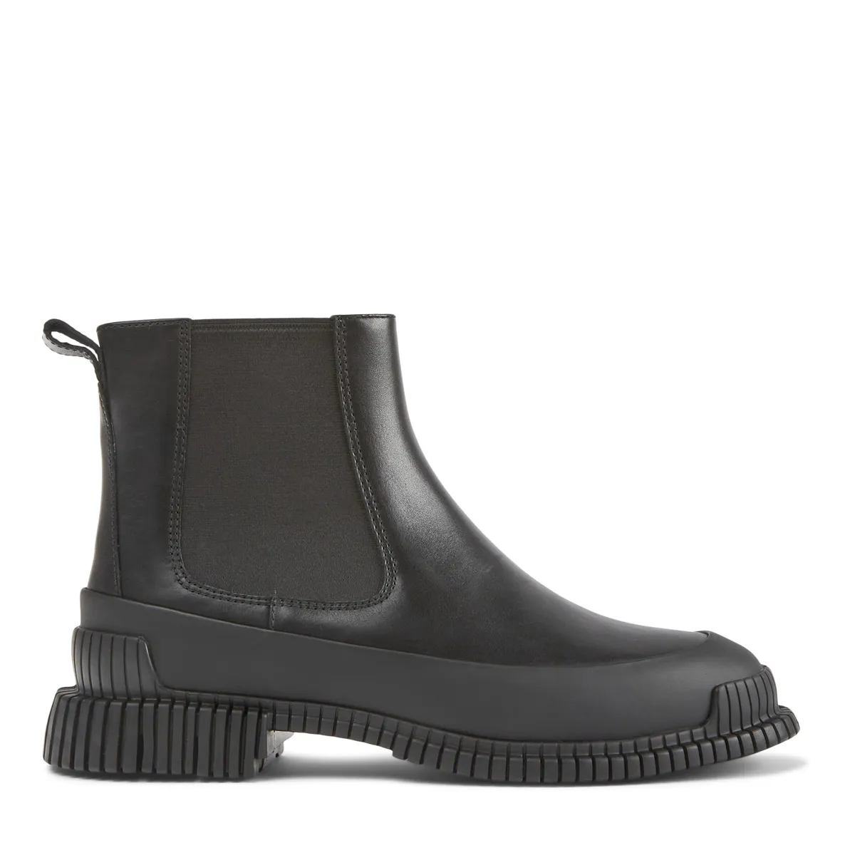 Schwarze Chelsea Boots mit dicker Sohle
