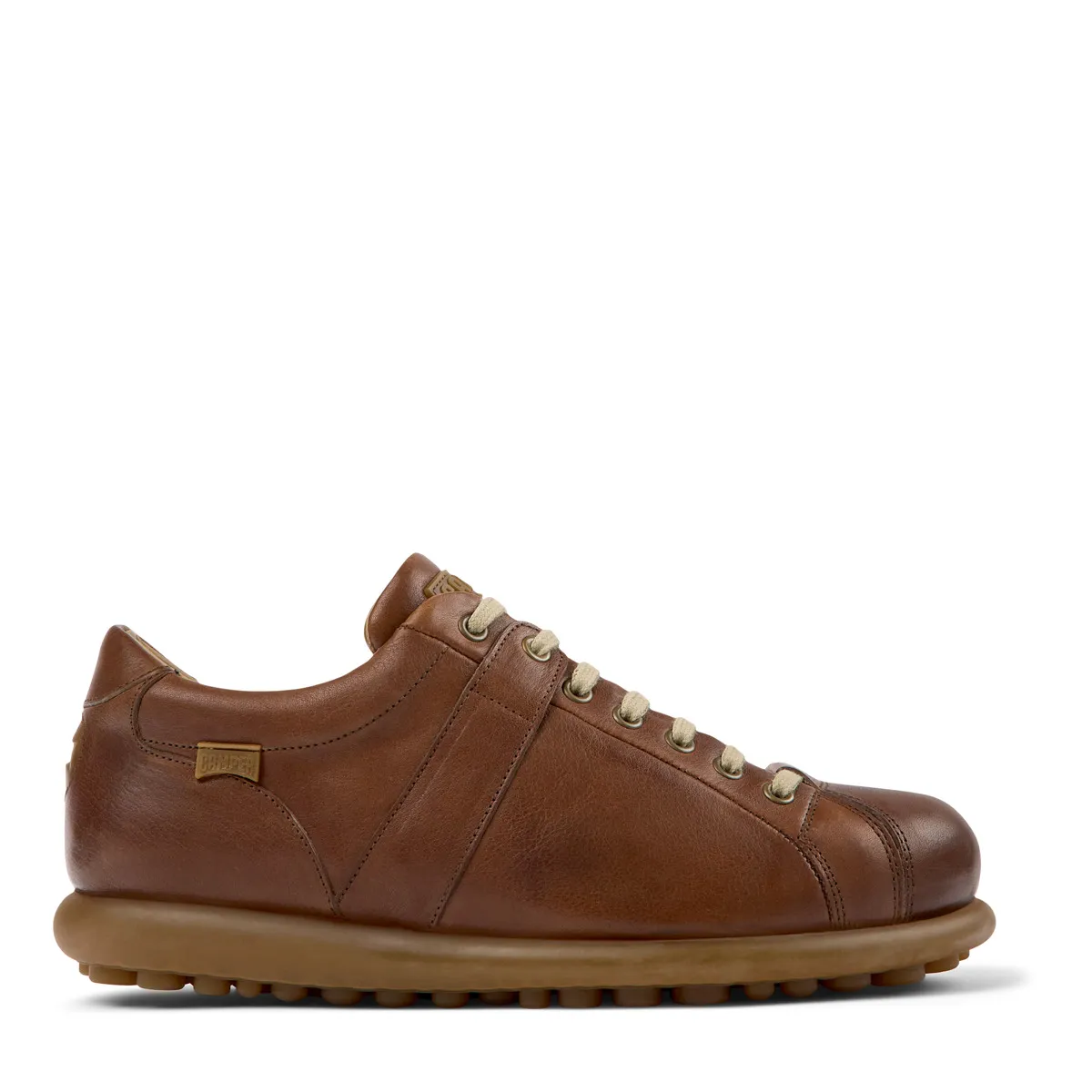 Brauner Leder-Sneaker Pelotas Ariel