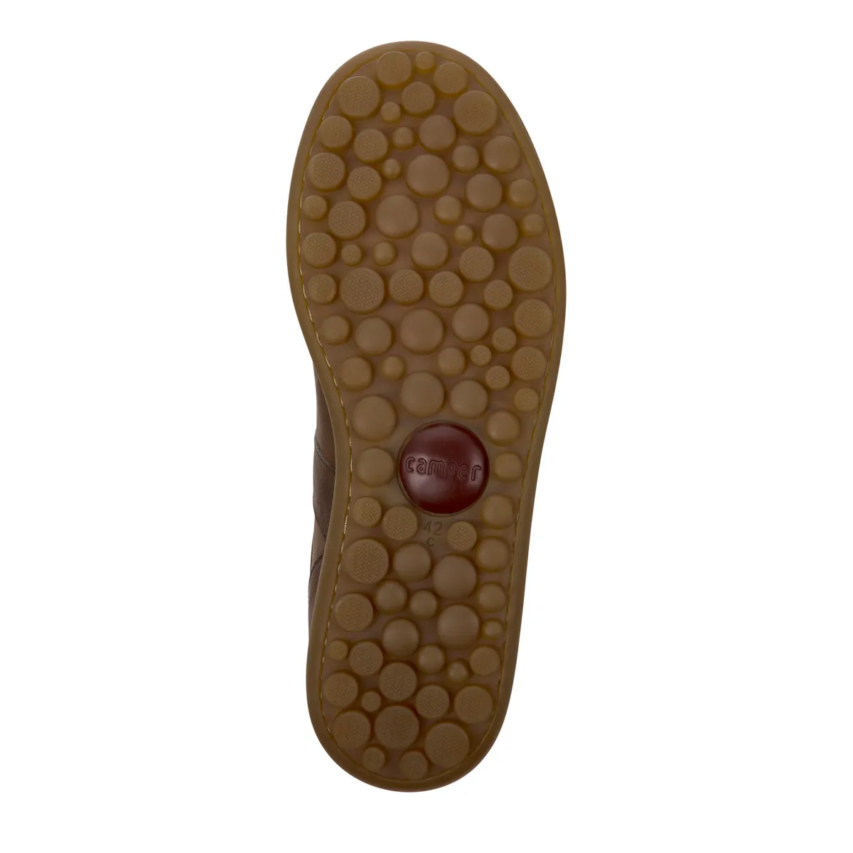 Brauner Leder-Sneaker Pelotas Ariel