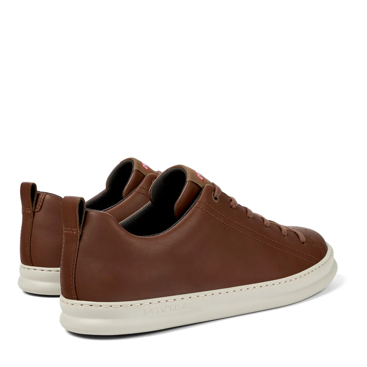 Brauner Leder-Sneaker