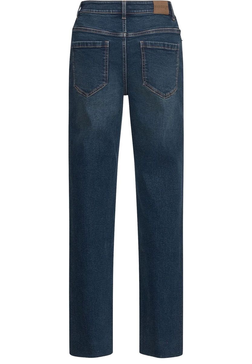 Damen Straight Leg Knöchellange Jeans