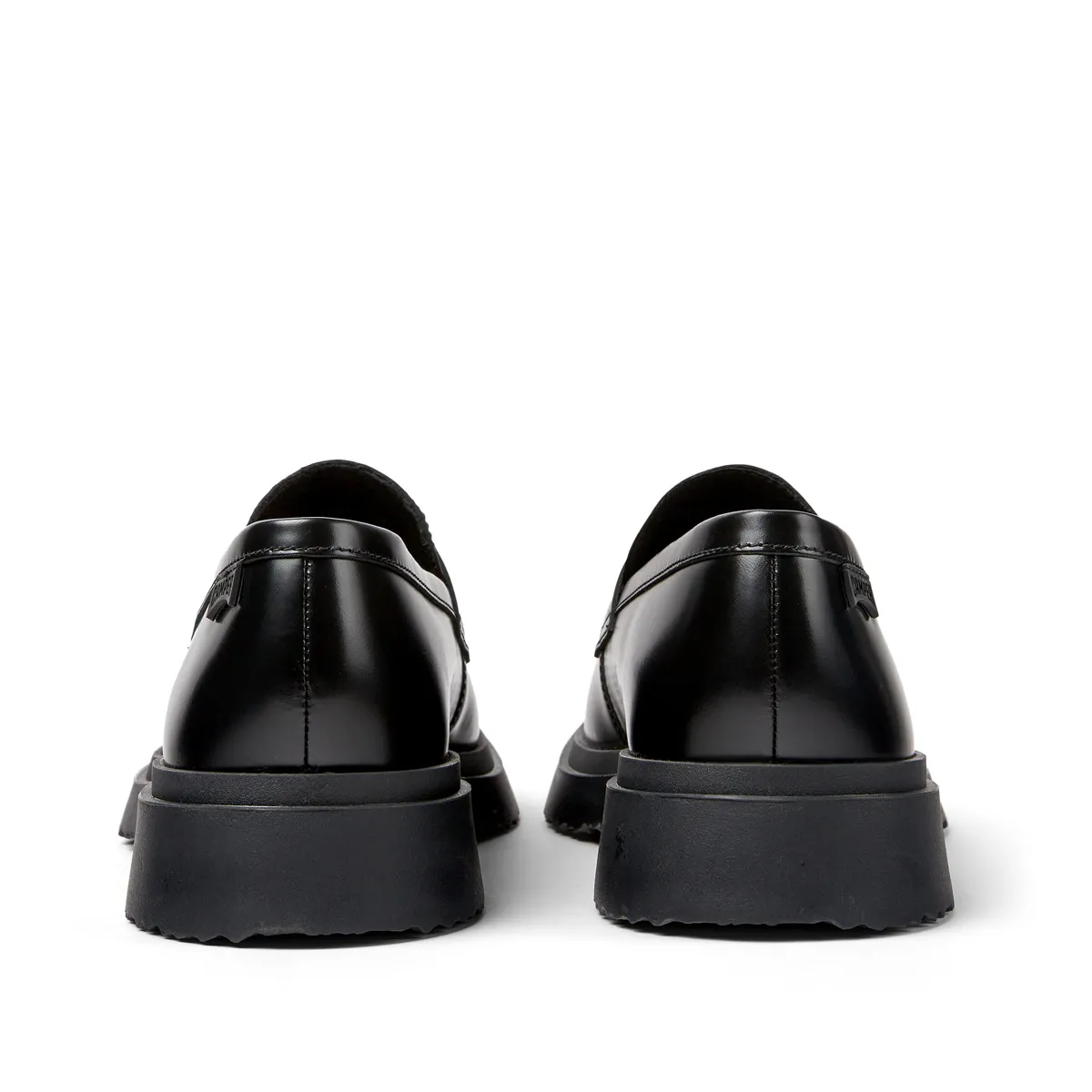 Klassische Schwarze Leder Penny Loafer