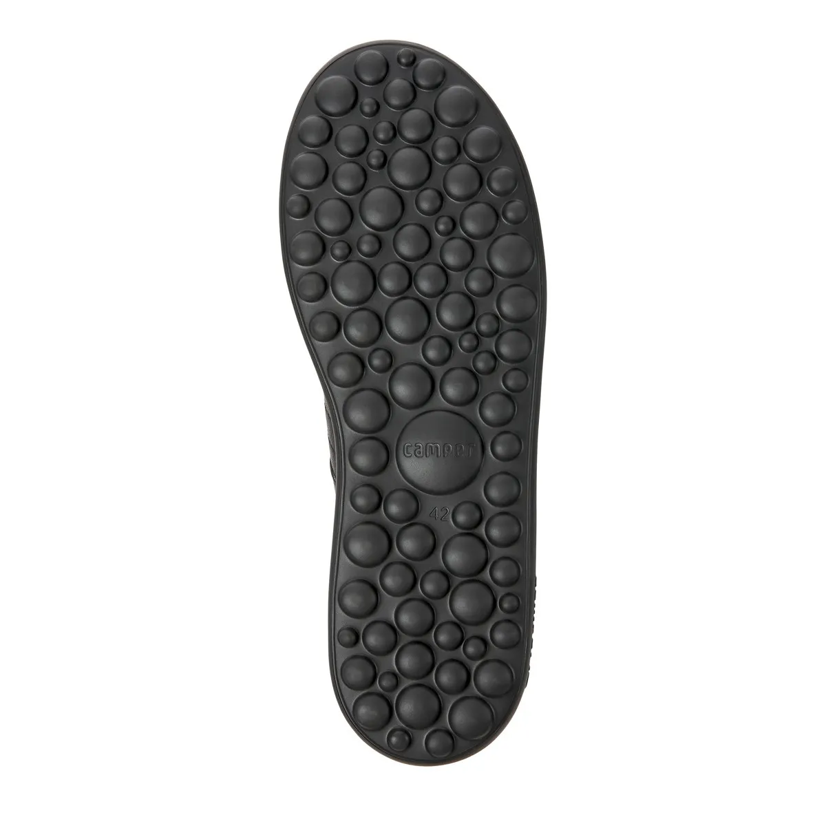Schwarzer Low-Top-Sneaker aus Leder