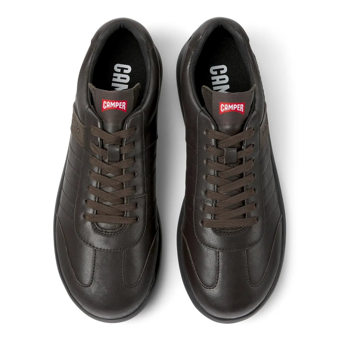 Leder-Sneaker mit niedrigem Schaft