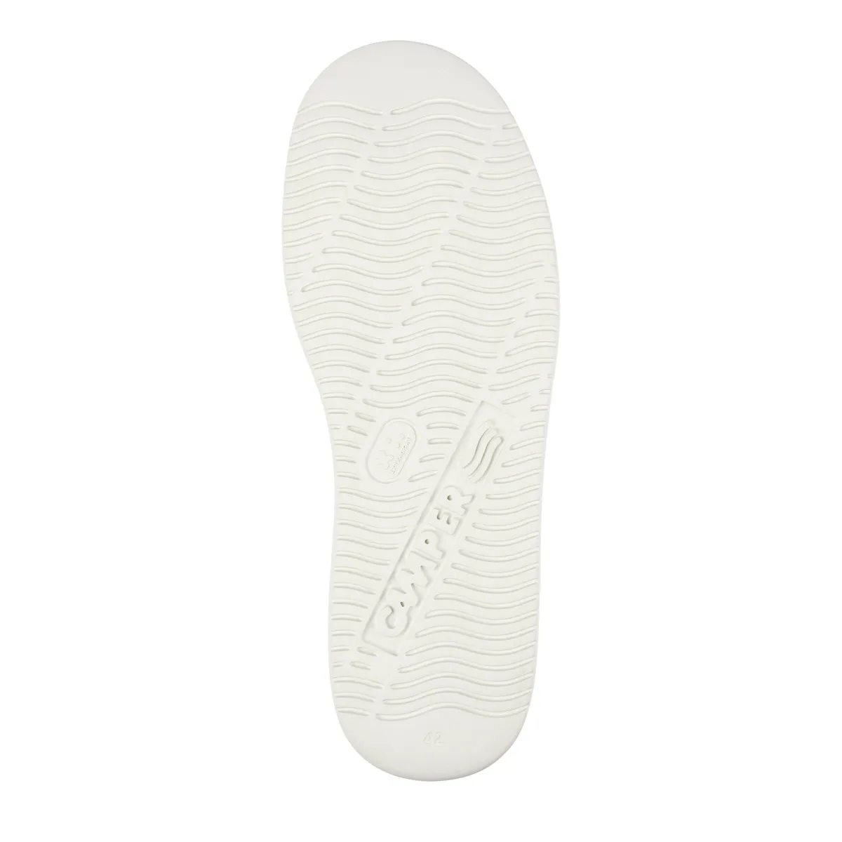 Damen Off-White Leder Low-Top Sneaker