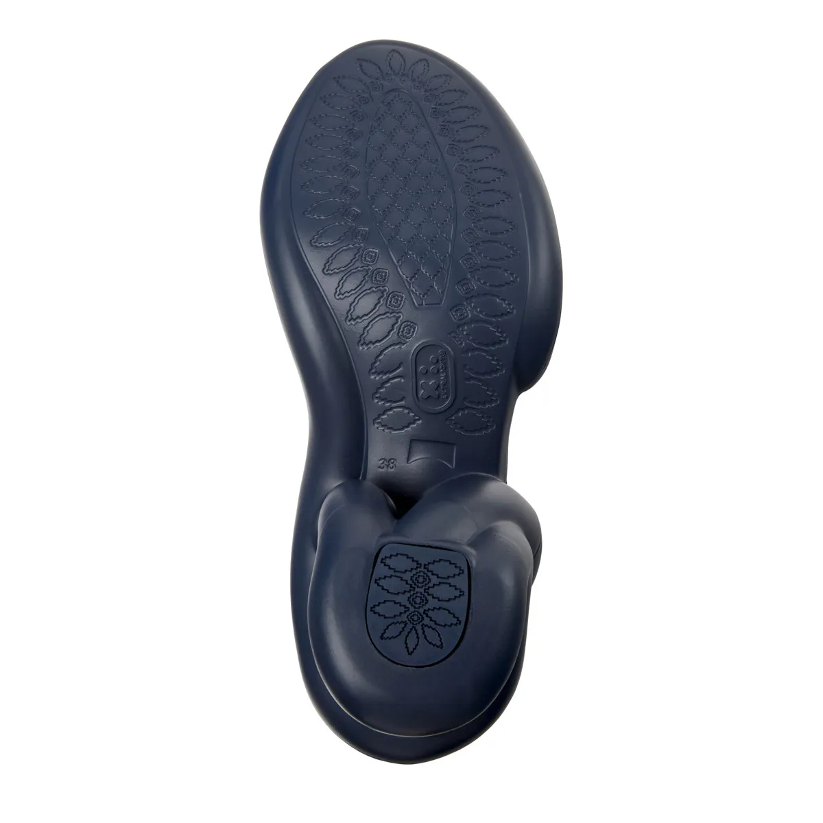 Skulpturaler Sandalette mit Slingback