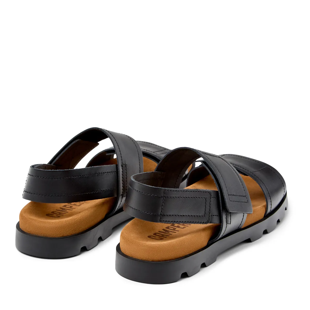 Brutus Leder Plateau Sandalen