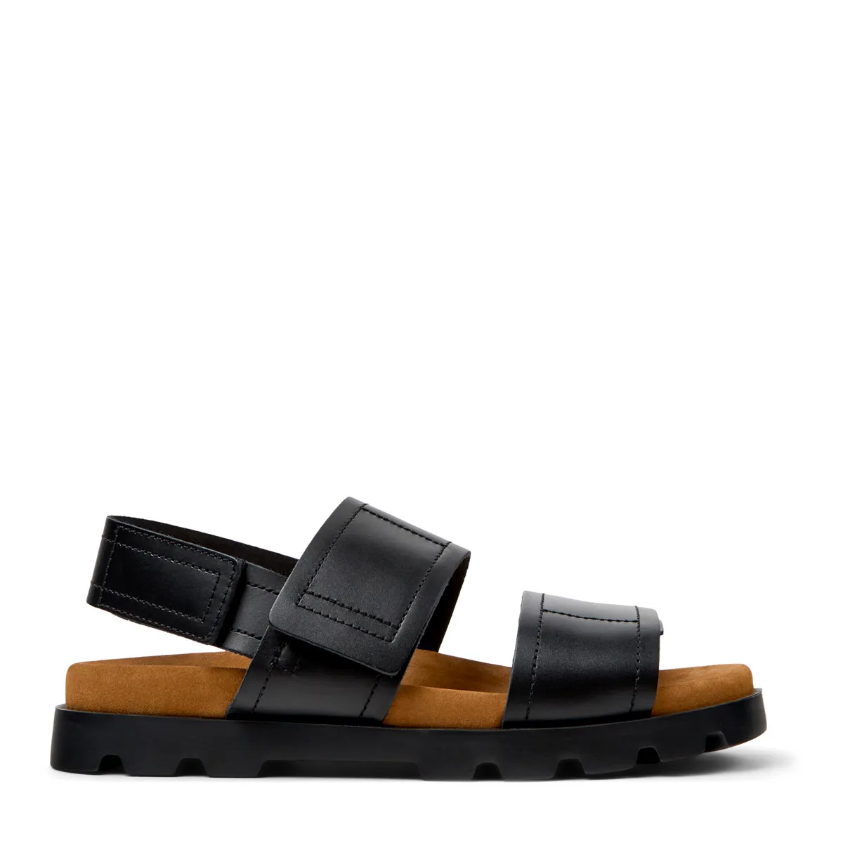 Brutus Leder Plateau Sandalen