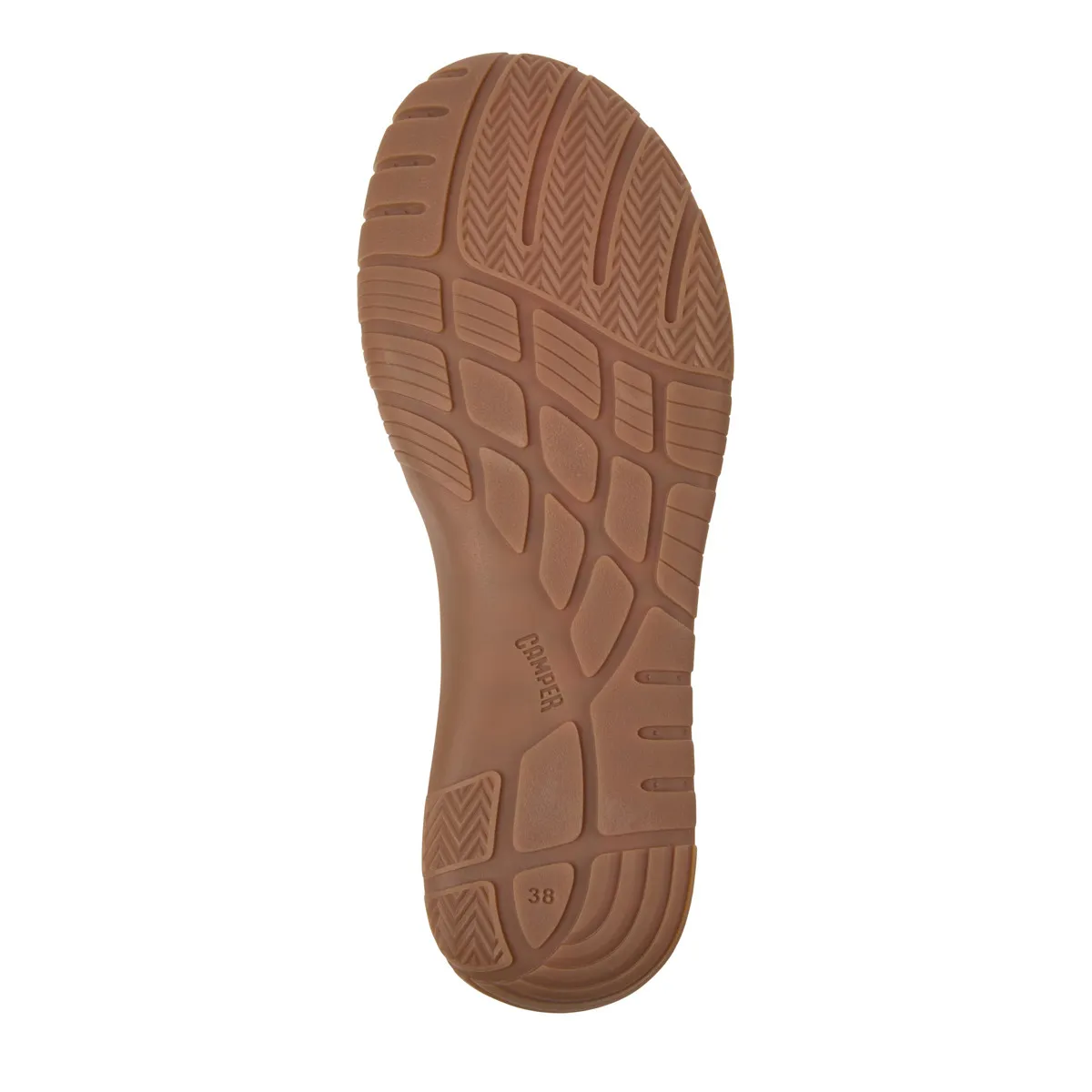 Ergonomischer brauner, lässiger Low-Top-Sneaker