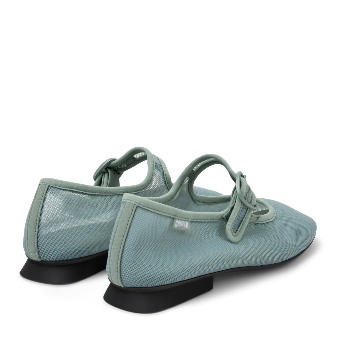 Mesh Mary Jane Ballerinas