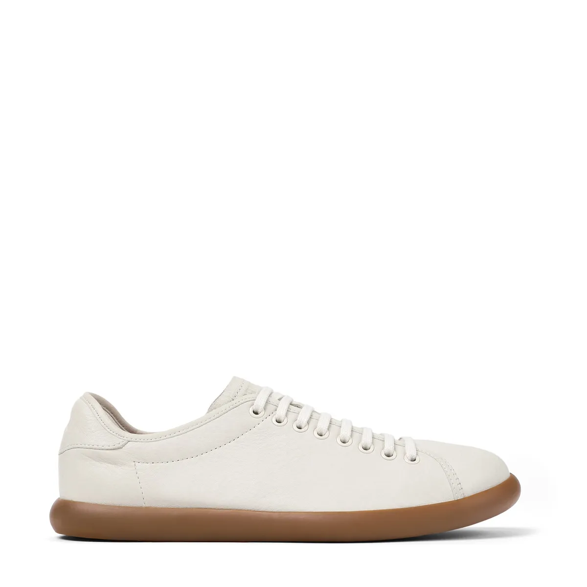 Off-White Leder Low-Top Sneaker