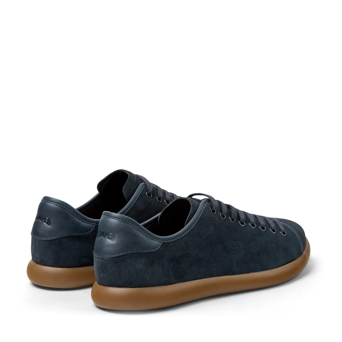 Wildleder-Sneaker mit niedrigem Schaft
