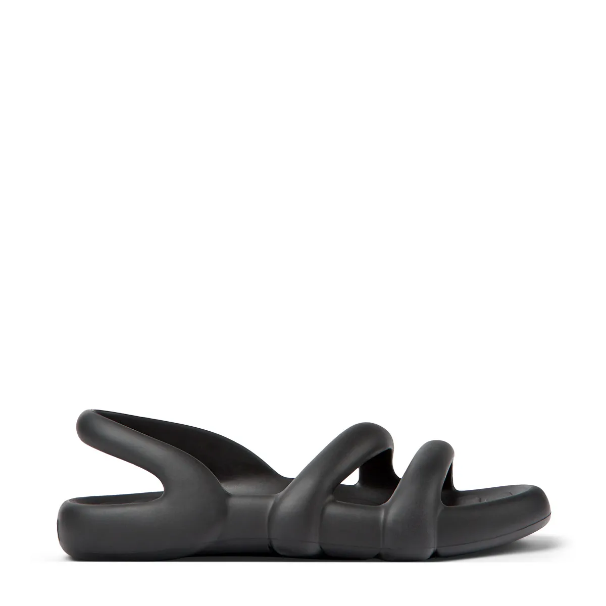 Skulpturale Slingback-Sandalen mit Riemen