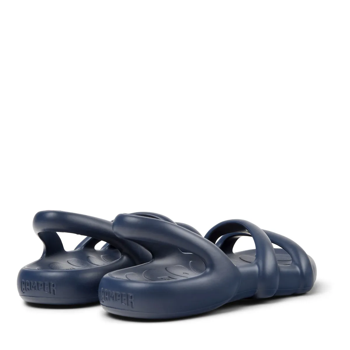 Skulpturale Slingback-Sandalen mit Plateau