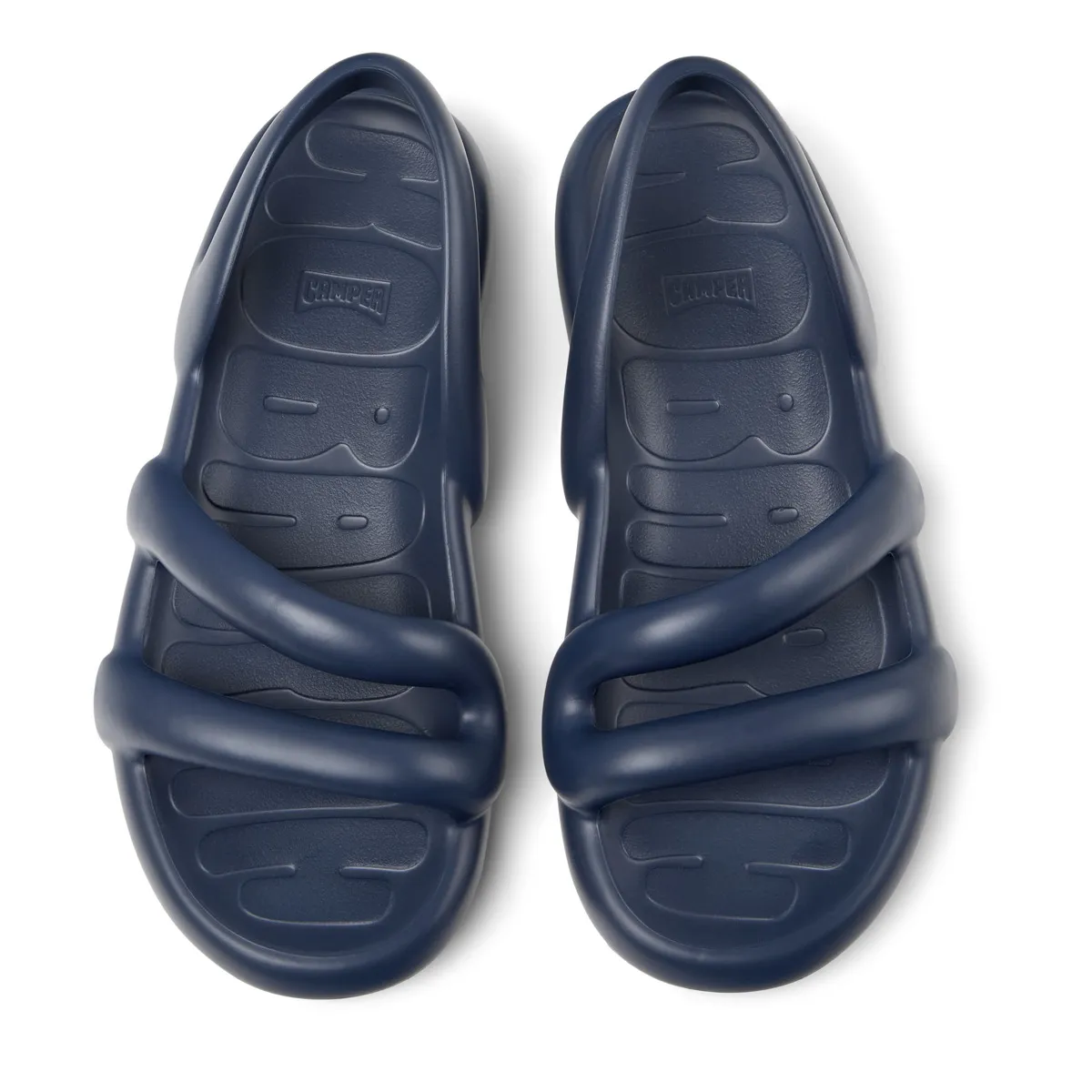 Skulpturale Slingback-Sandalen mit Plateau