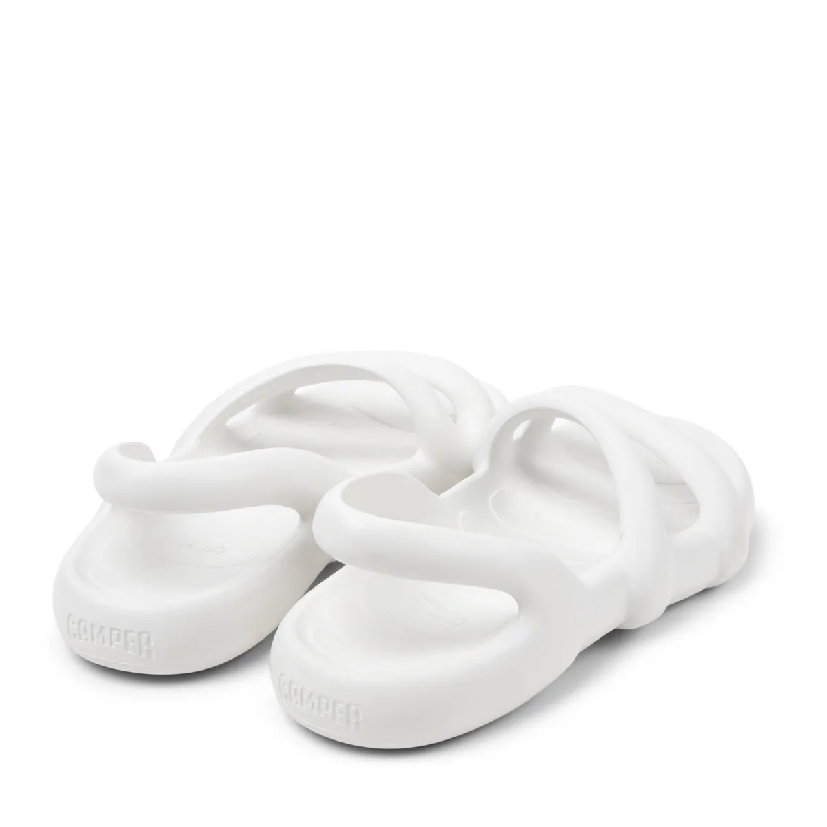 Minimalistische Plateausandale mit Slingback
