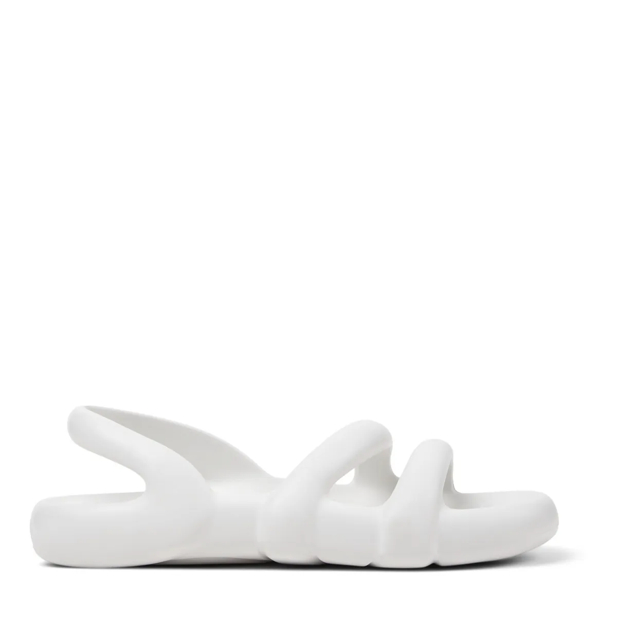 Minimalistische Plateausandale mit Slingback