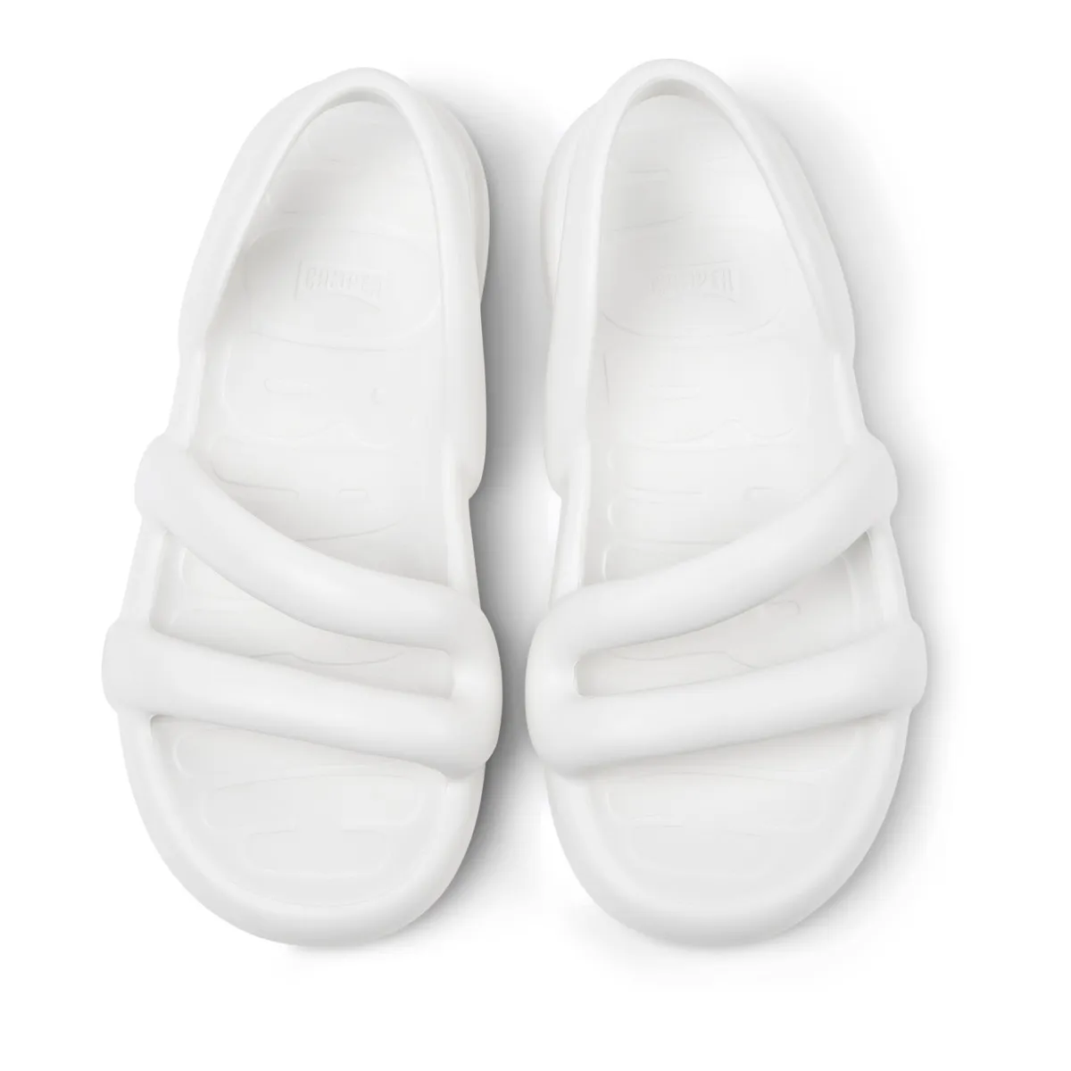 Minimalistische Plateausandale mit Slingback