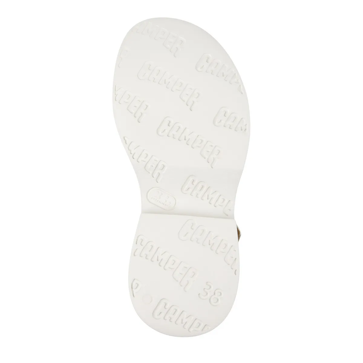 Weiße Leder-Plateausandalen