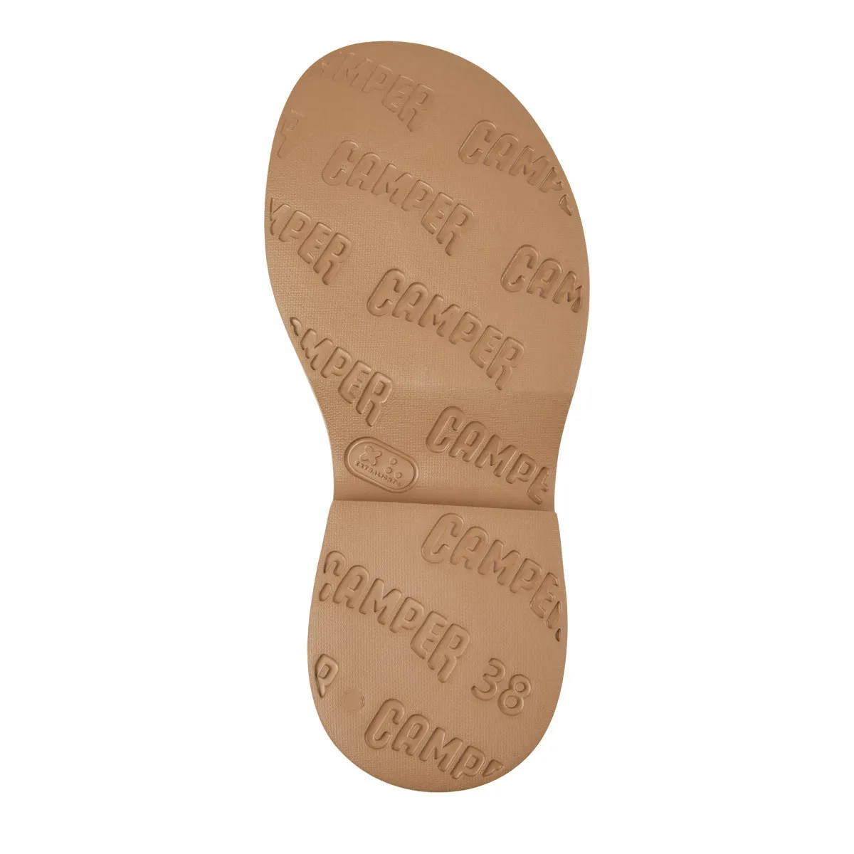 Plateau-Ledersandalen mit Schnalle