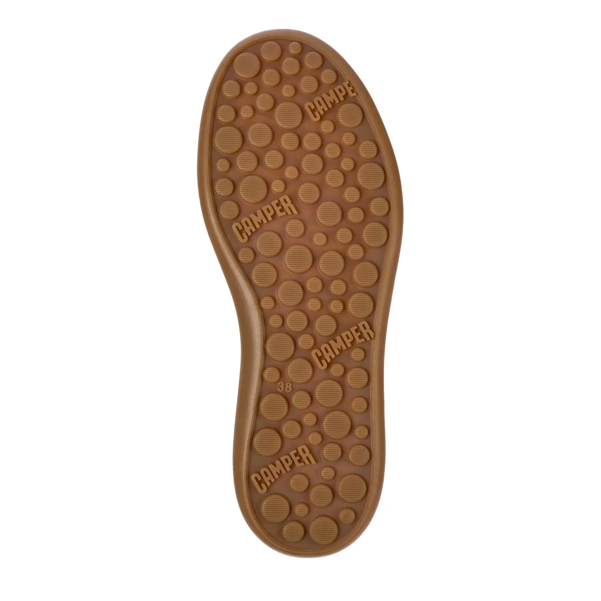 Beige perforierter Damen-Sneaker