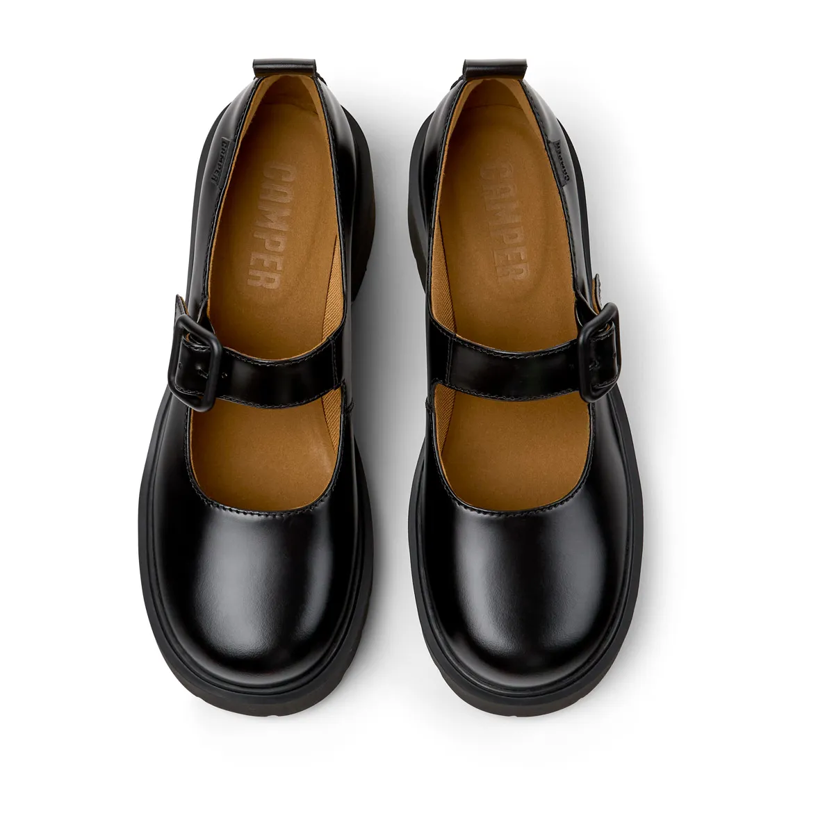 Mary Jane Ballerinas mit klobiger Sohle
