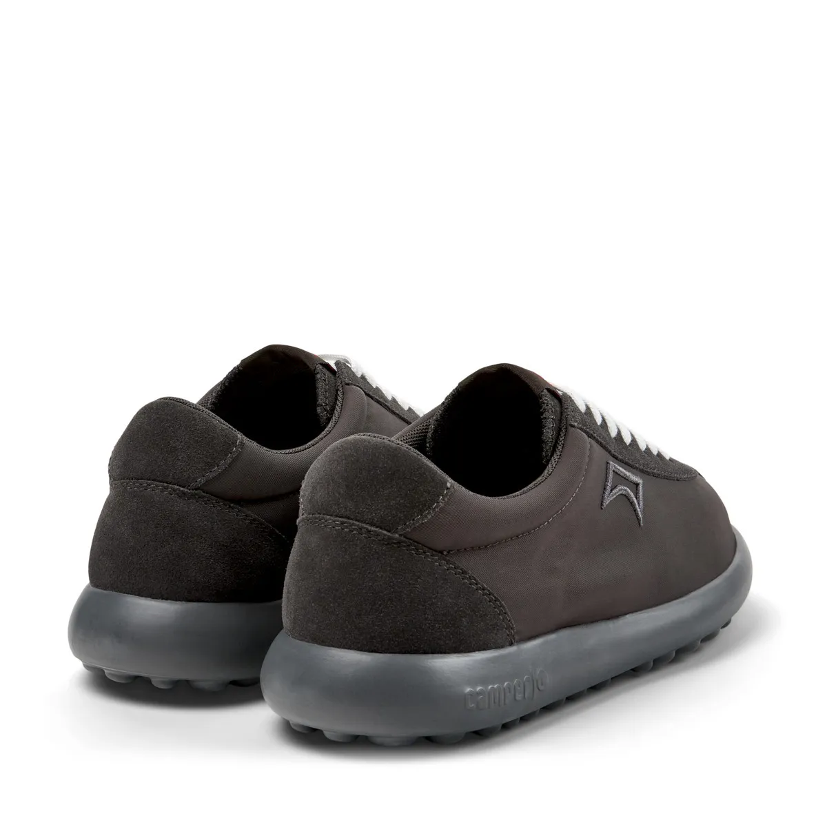 Low-Top Sneaker mit Lederbesatz